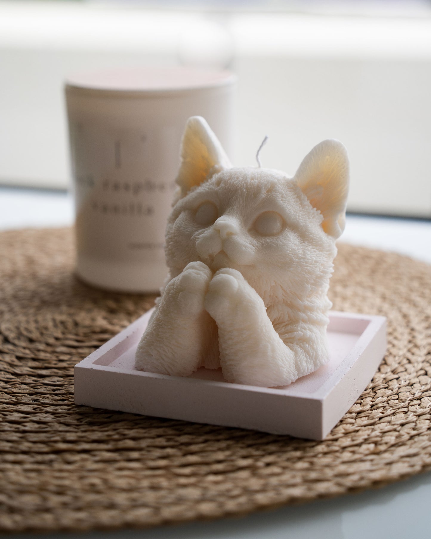 Kitten Candle
