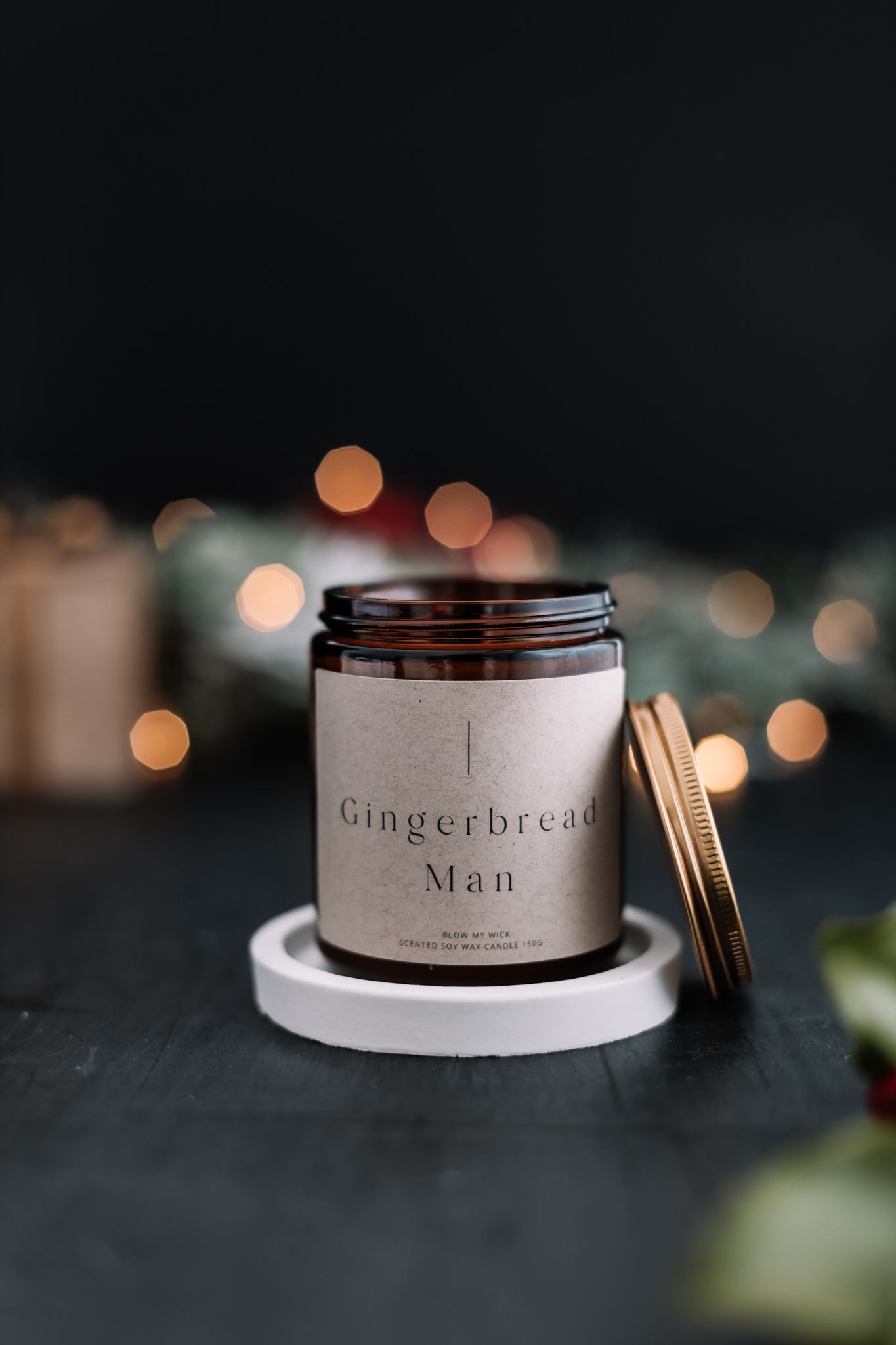 Christmas Scented Amber Jars