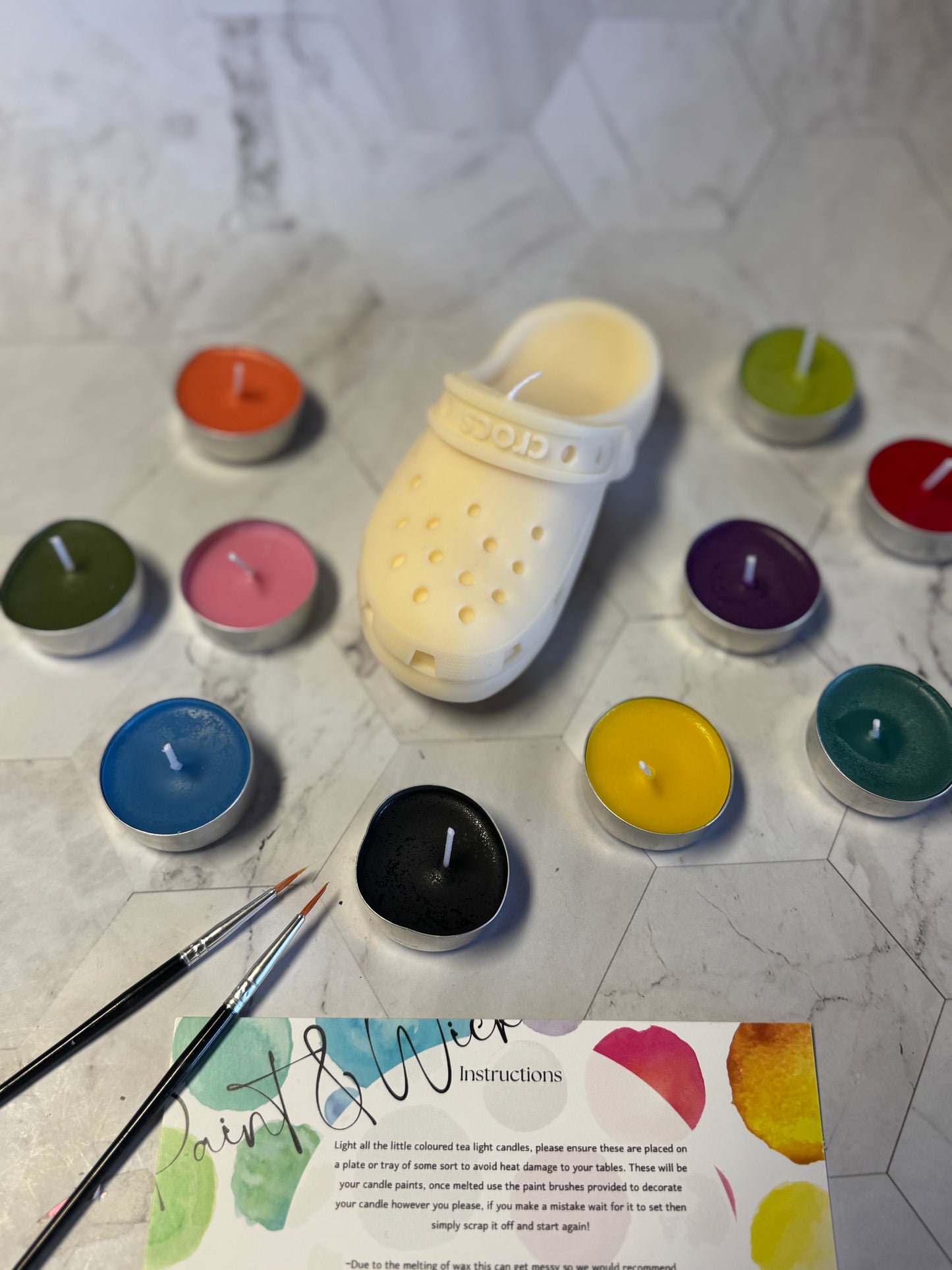 Paint & Wick - Extra Croc candle