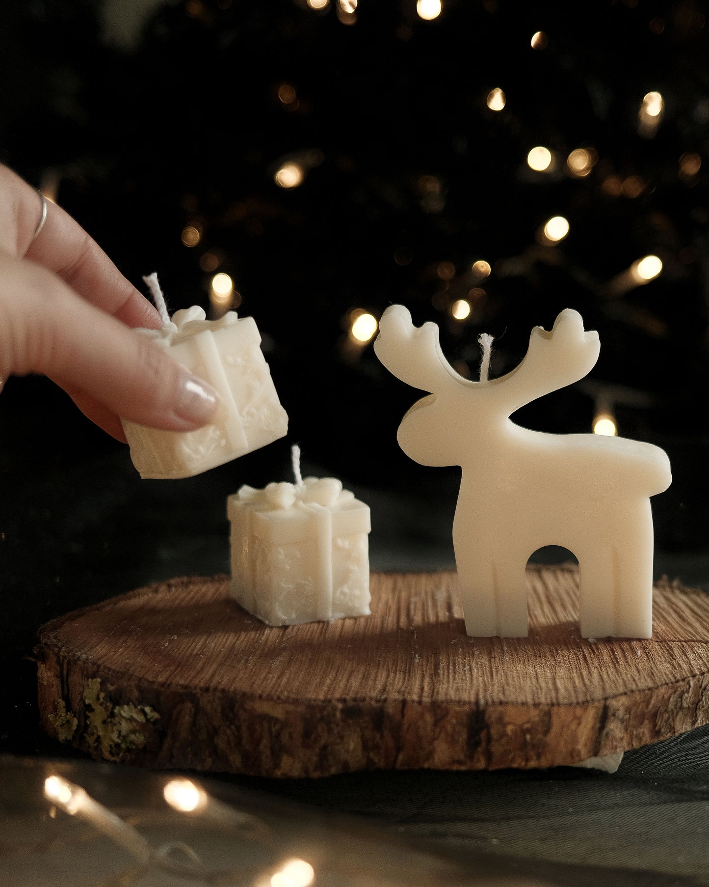 Reindeer Candle