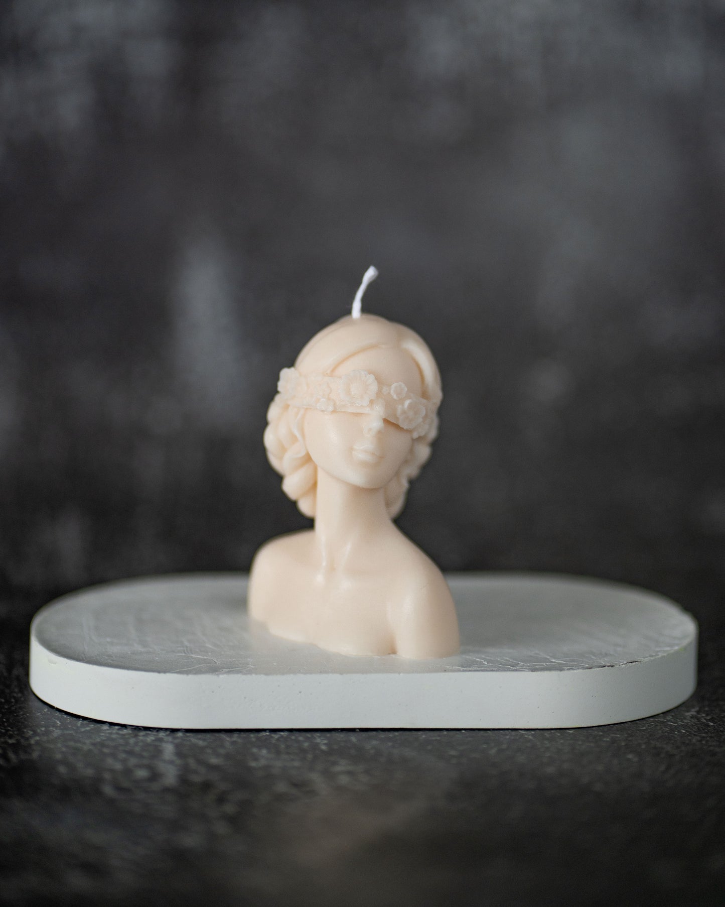 Blindfolded Lady Candle