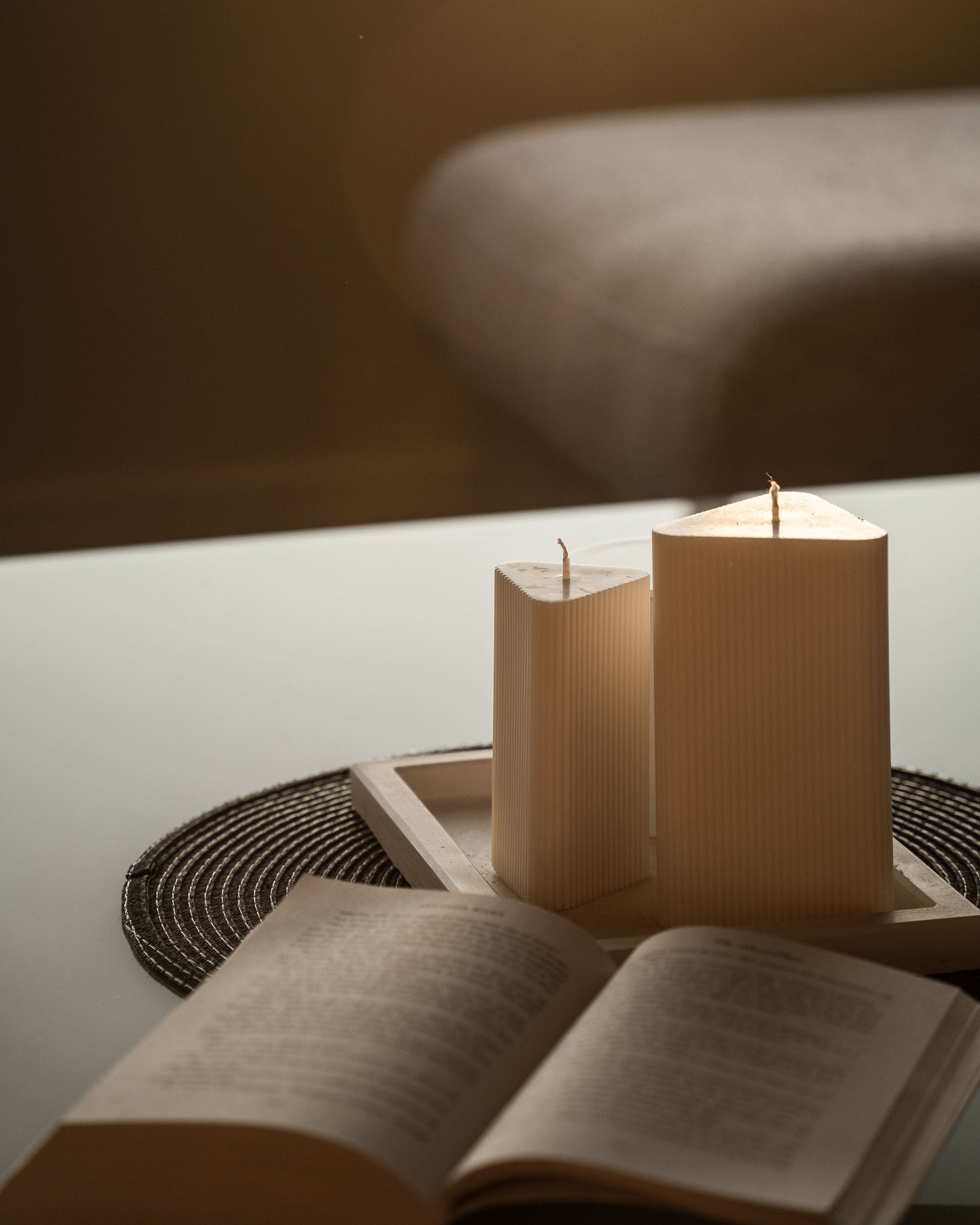 Helix Pillar candles