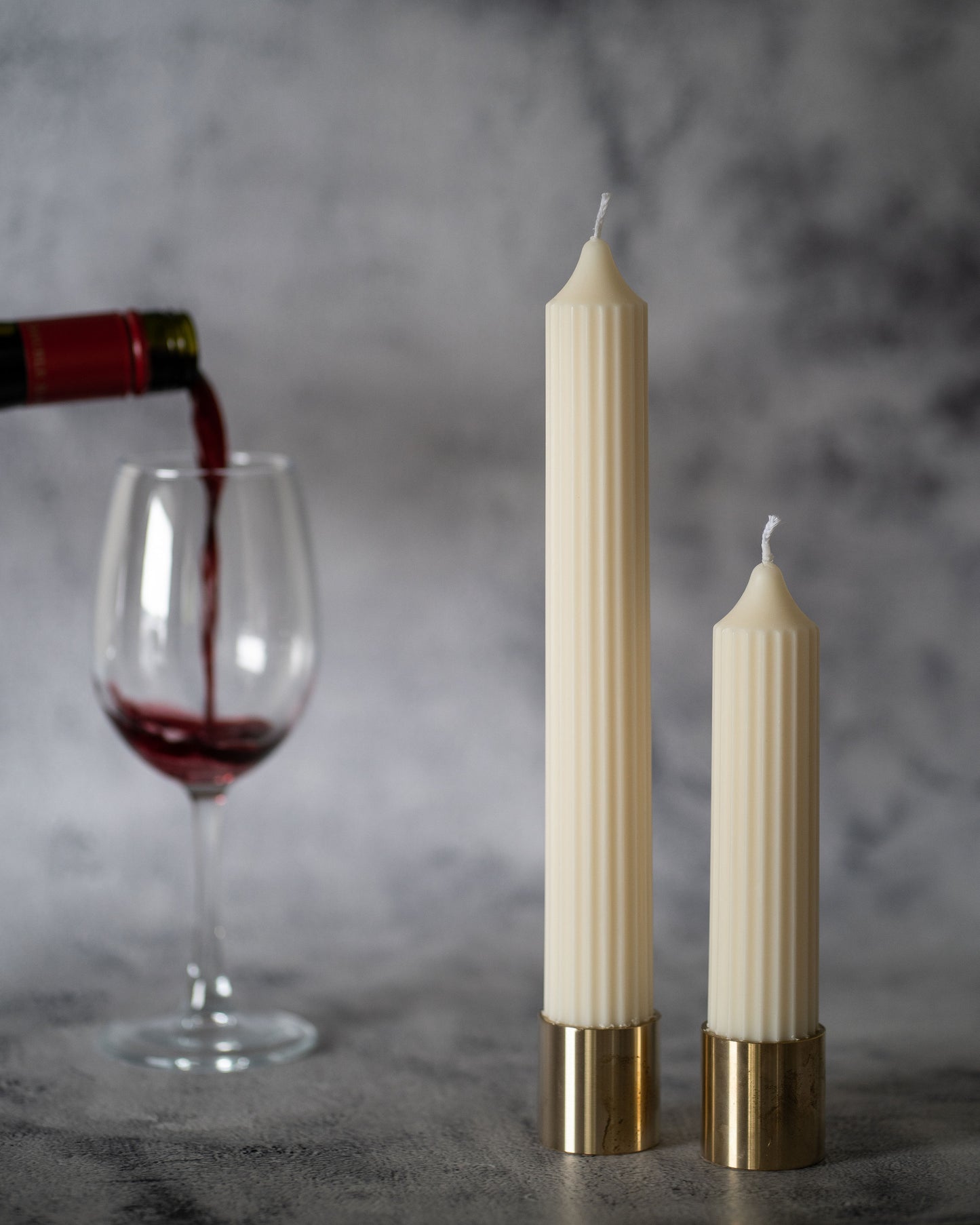 Créneau Pillar Candles - Set of Two