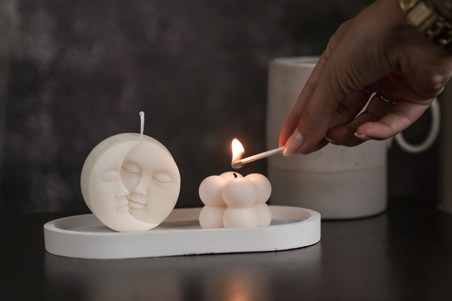 Mini Bubble Candle