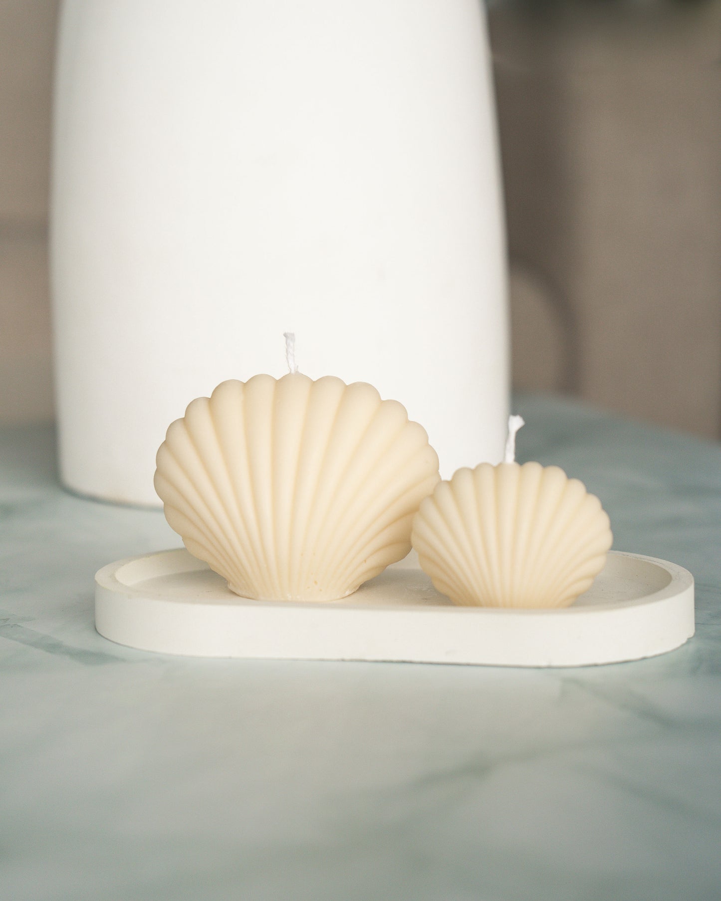 Sea Shell Candle Set