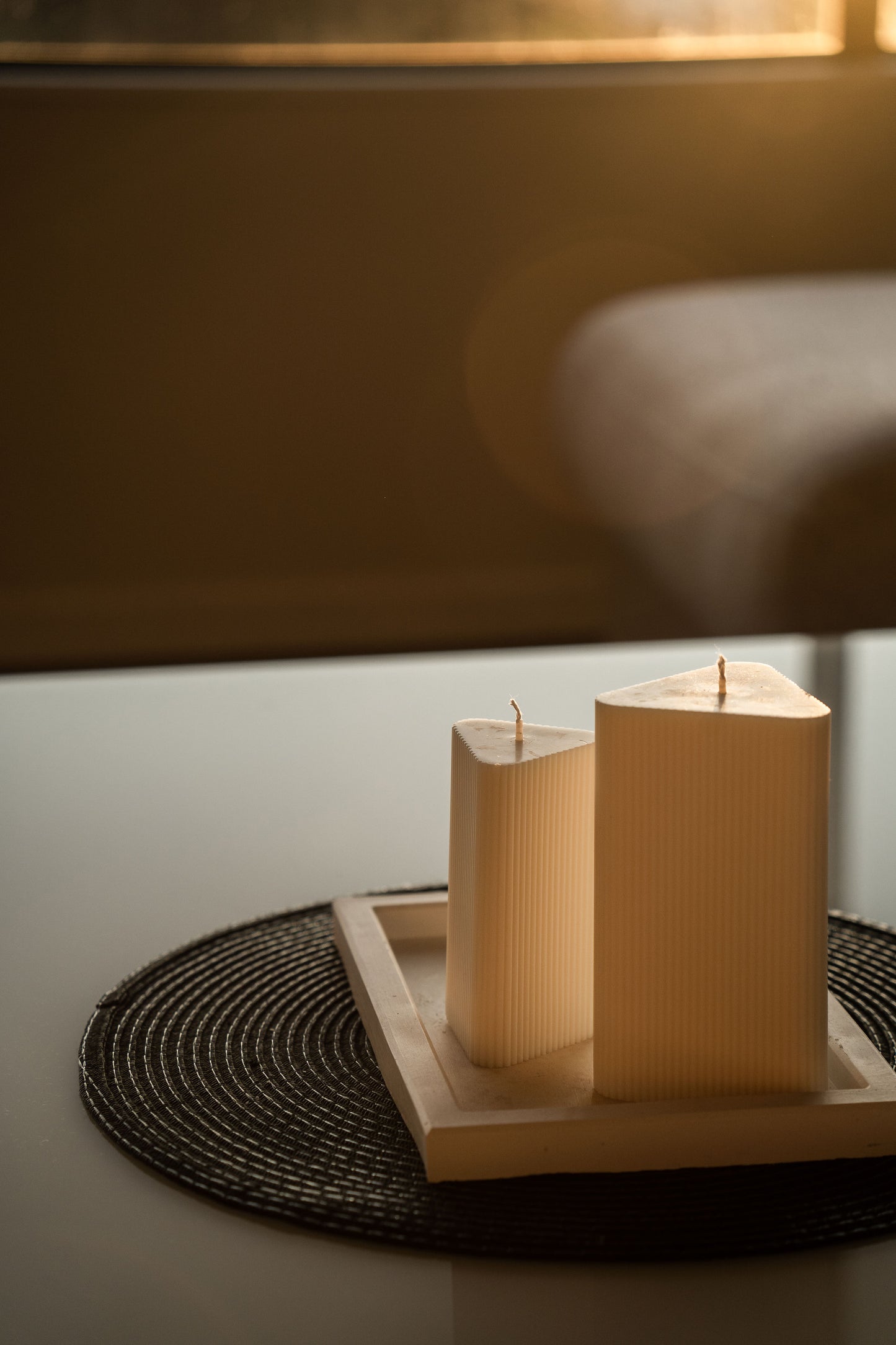 Helix Pillar candles