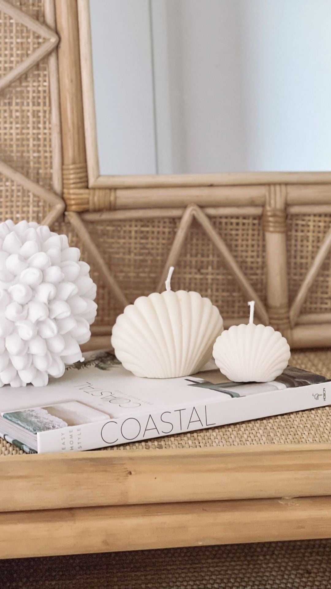 Sea Shell Candle Set