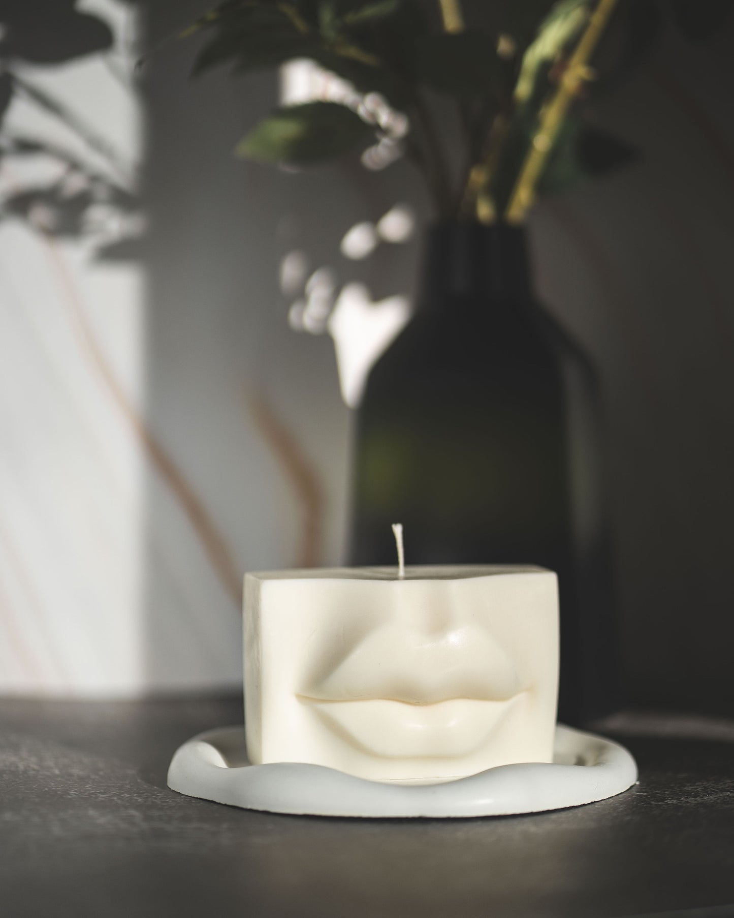 Lips candle